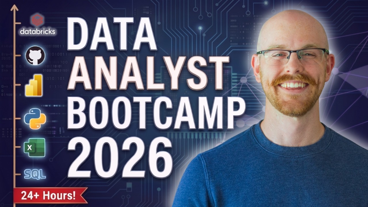 2026 FREE Data Analyst Bootcamp [24 Hours+] for FREE | SQL, Excel, Python, Power BI, GitHub, AWS