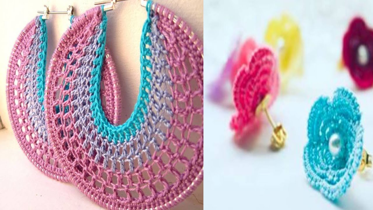 Tejidos: Aretes y Zarcillos tejidos a crochet