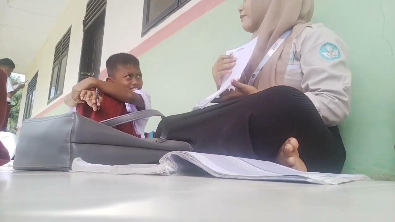 kegiatan kampus mengajar tgl 26 Sept 2022 di SDN 057771 Halban Blok