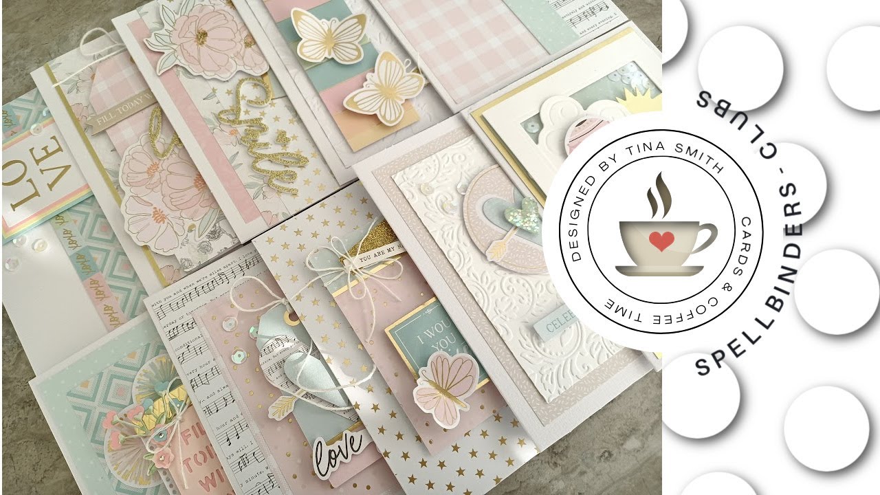 10 Cards - 1 Kit | Spellbinders | Card Kit of the Month | January 2022 | Truly, Madly Deeply