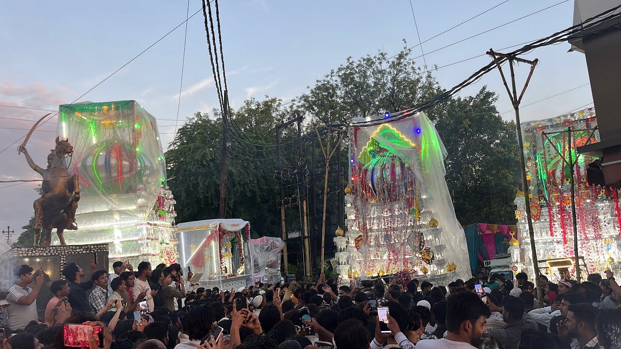 Sadar Bazar Jhansi Mishil Muharram 2025 | #sadarbazarmishil2025 #Jhansimishil2025 #Taziyamishil