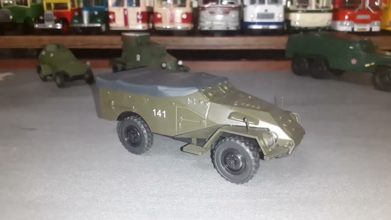 г.Плавск. Обзор моделей 1/43. Бронивики .Ба64.Ба6.Бтр40.Бтр60.
