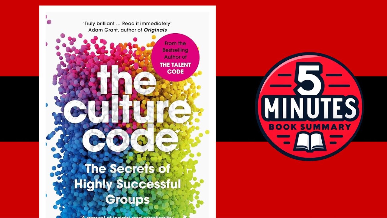The Culture Code by Daniel Coyle | 5 Minute Book Summary