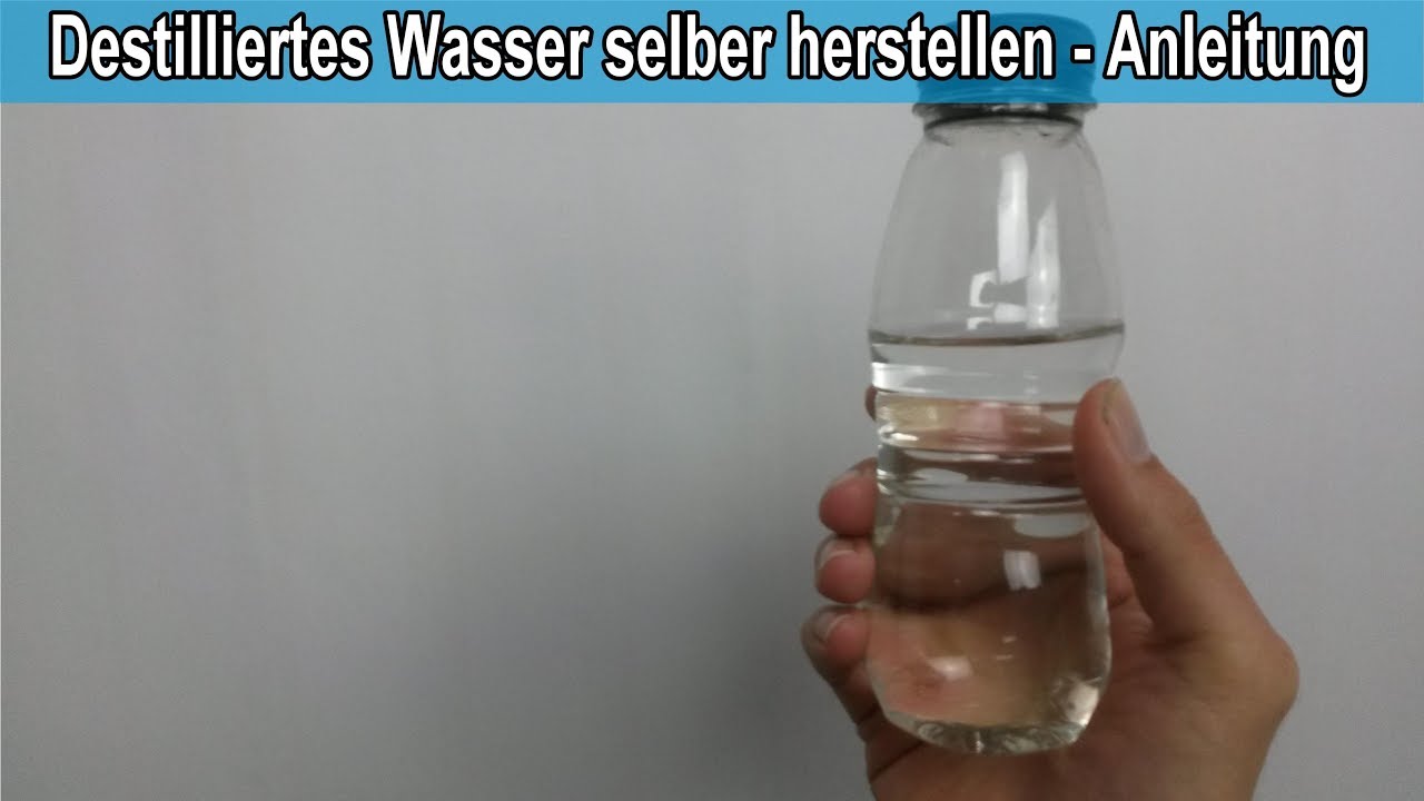 Destilliertes Wasser selber machen &ndash; Anleitung / Destilliertes Wasser selbst herstellen &ndash; Tutorial