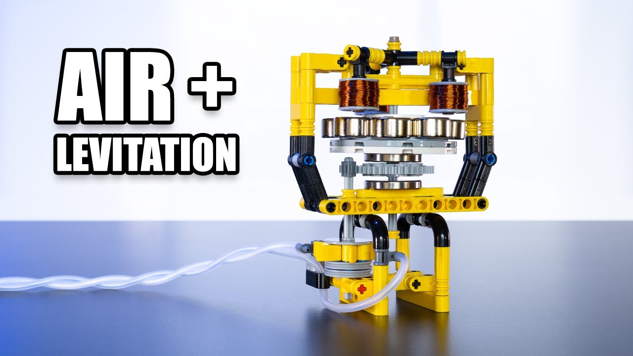 Making a LEVITATING Lego Generator Powered by Air