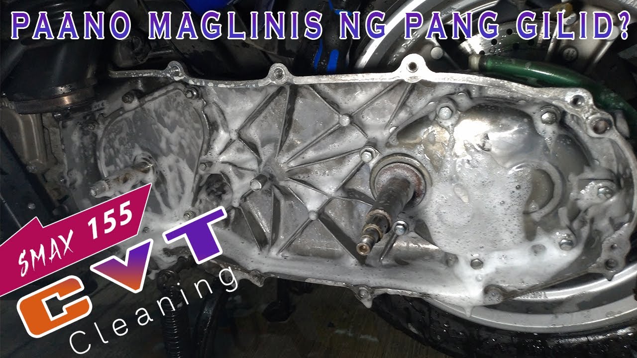 DIY - CVT Cleaning | Linis Pang gilid | Smax 155