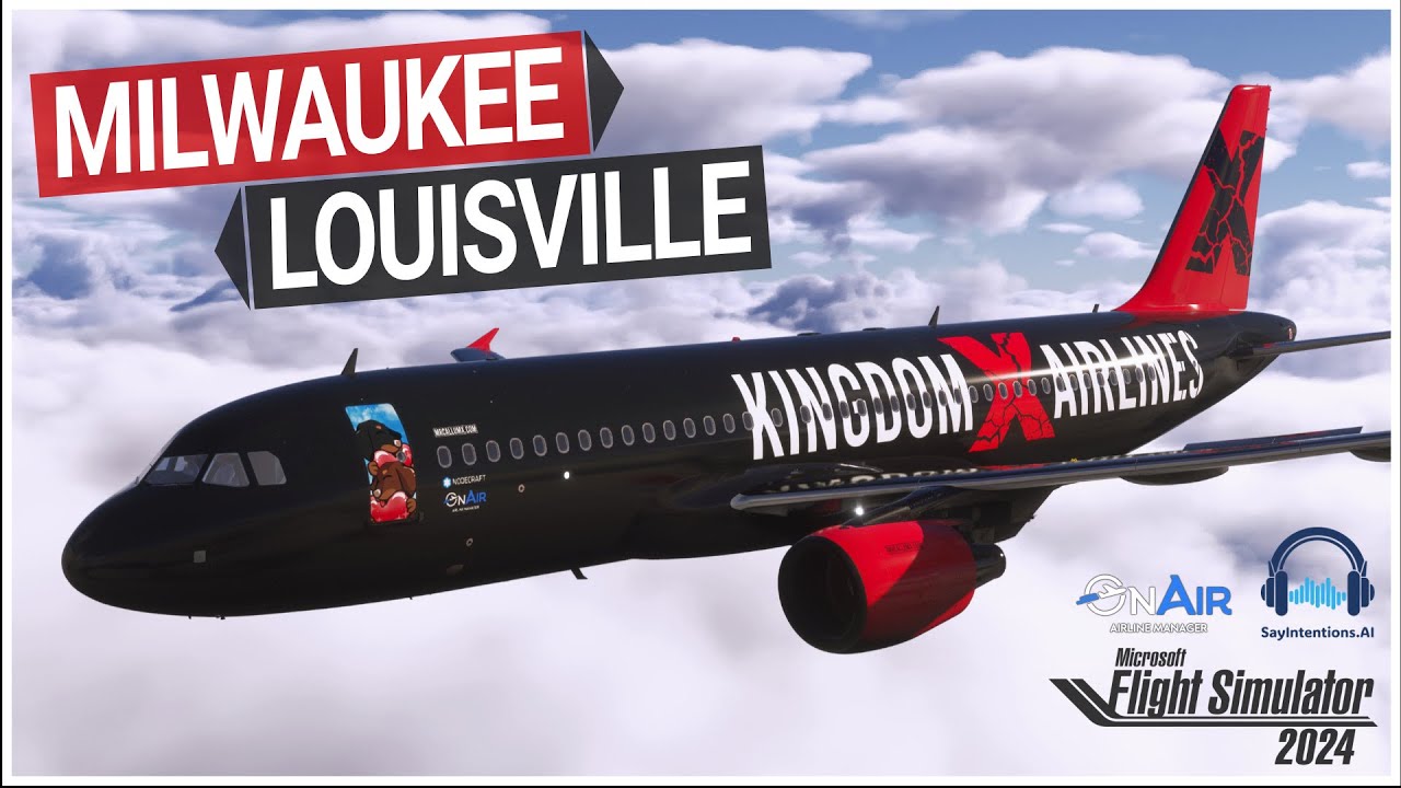 🔴 LIVE | USA KDX Ops | Milwaukee to Louisville | OnAir & SayIntentions ATC