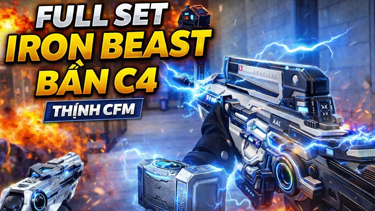 CF LEGENDS | Clip Đầu Tiên Về C4 Với Full Set M4A1 Iron Beast.