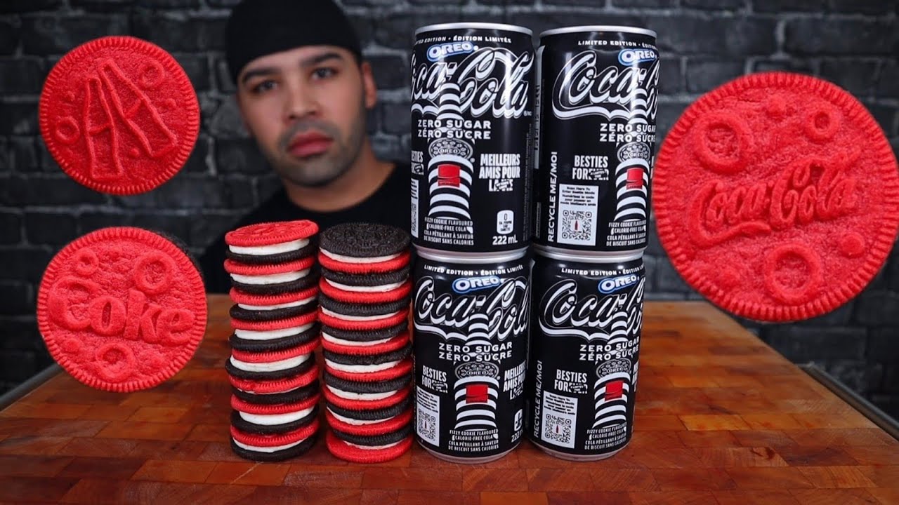 (ASMR) COCA-COLA OREO, AND OREO COCA-COLA REVIEW/RAMBLE