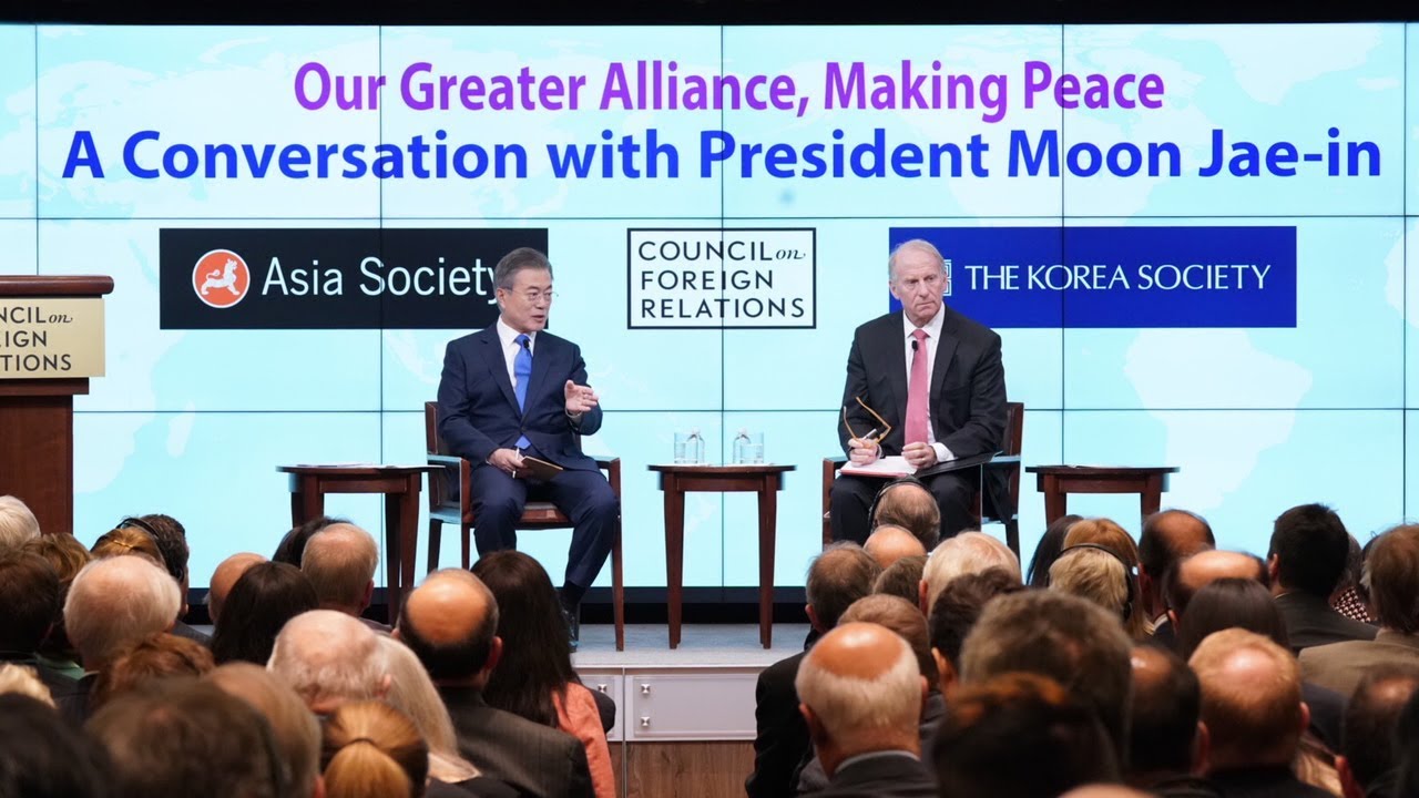 Our Greater Alliance, Making Peace: A Conversation With President Moon Jae-in
