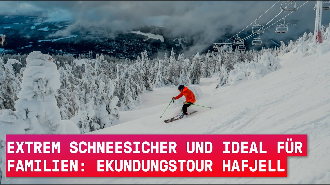 Erkundungstour Skigebiet Hafjell in Norwegen in 2 Minuten