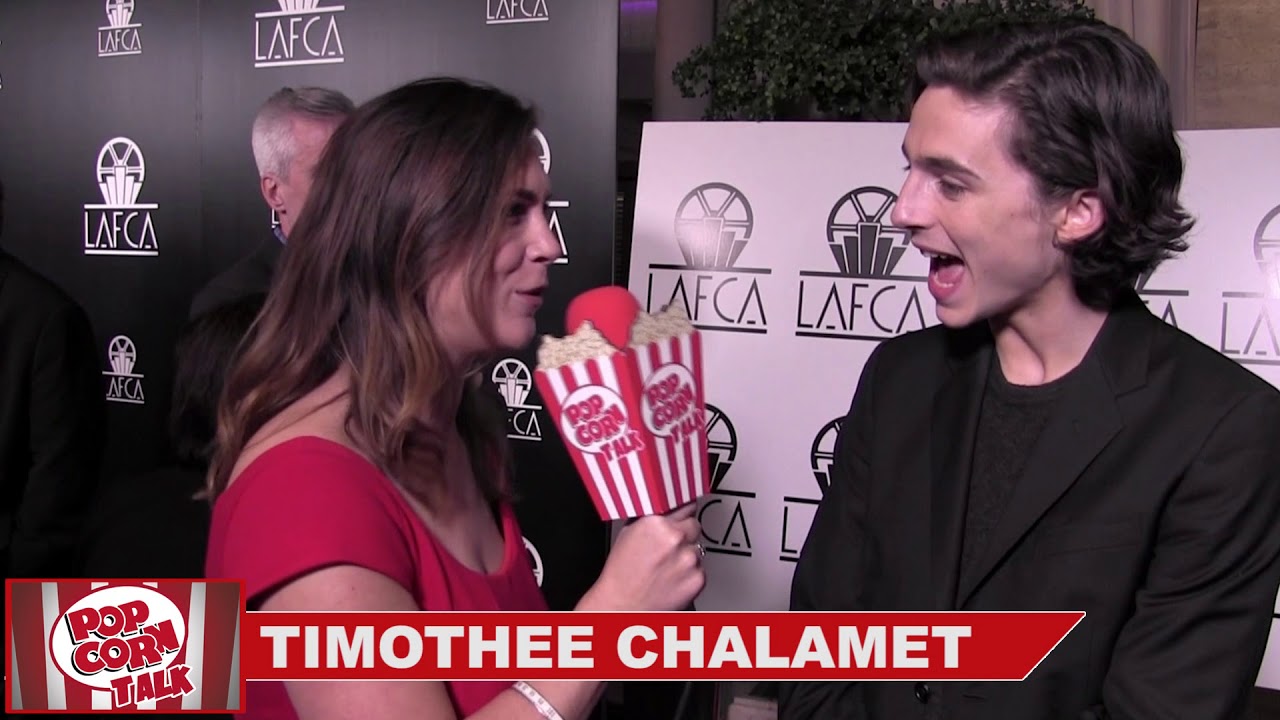 Timothee Chalamet at the 43rd LA Film Critics Association Awards