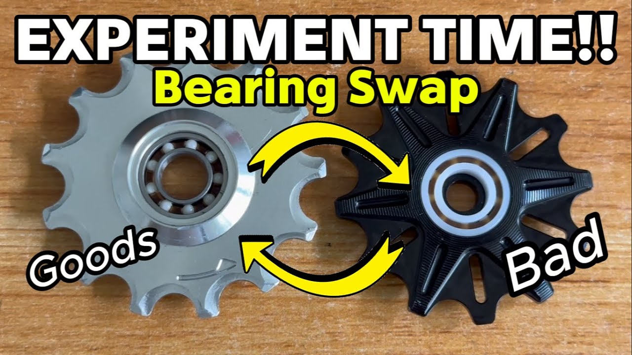 Bearing Swap Ceramic Bearing Pulleys | #patscyclecorner