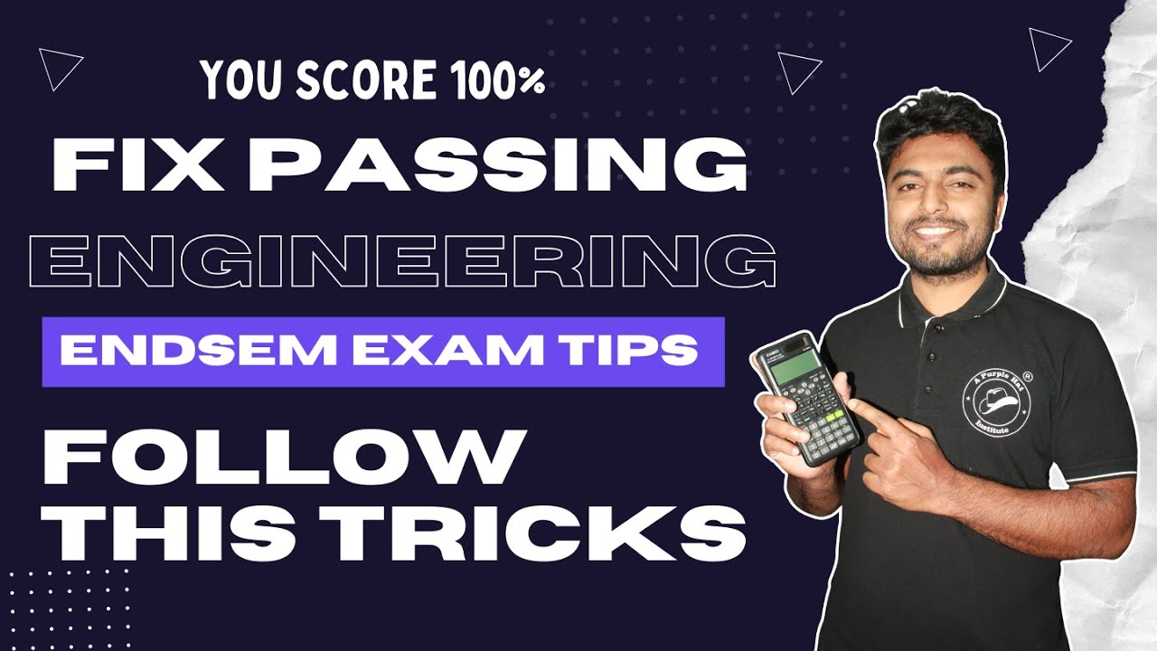 Fix Passing Tricks For Endsem Exam | Engineering | Follow this Tips Only | #engineering #sppuexam