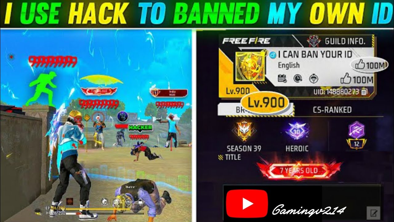 H@ck ? i am using hack on my ff max id,what to do if your free fire id.