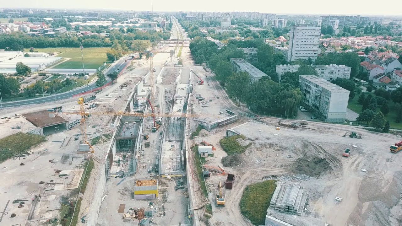 Rotor Remetinec - stanje na gradilištu - 21.06.2019. (snimka dronom)