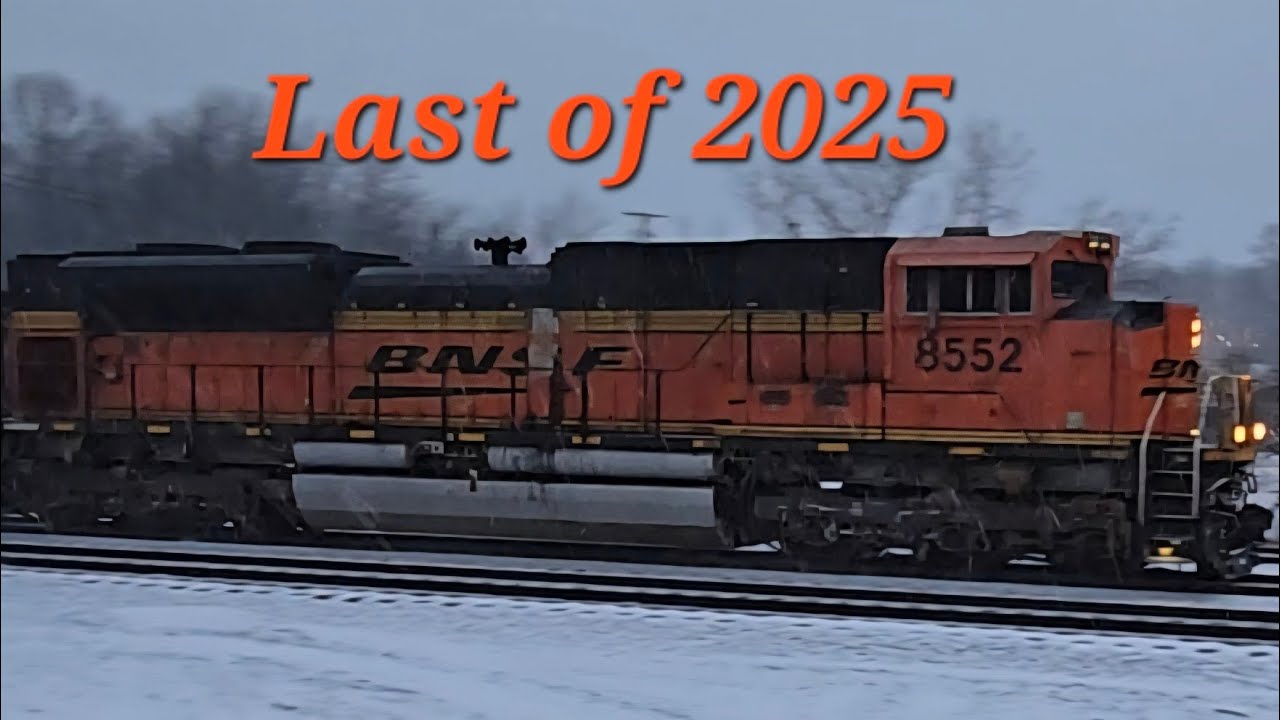 December 2025 Catches!!  Last Ones for the Year!!  Coal Trains! Tankers! Intermodel Train! Scenery!