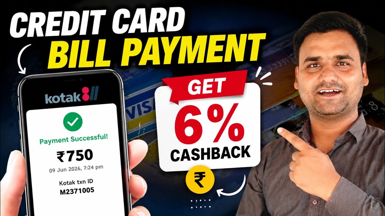 Credit Card Bill Pay Cashback Offer | 6% Cashback Today New Offer | Credit Card Bill Pay Best App