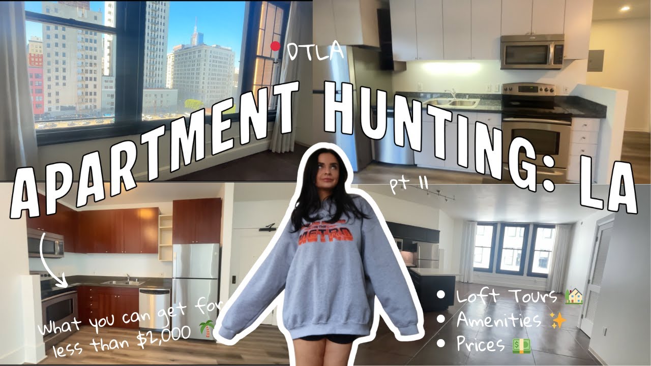 “Thrifting” an LA Apartment ✨ | What $2000 gets you in LA - part 2 | DTLA loft apartment tours 🏡