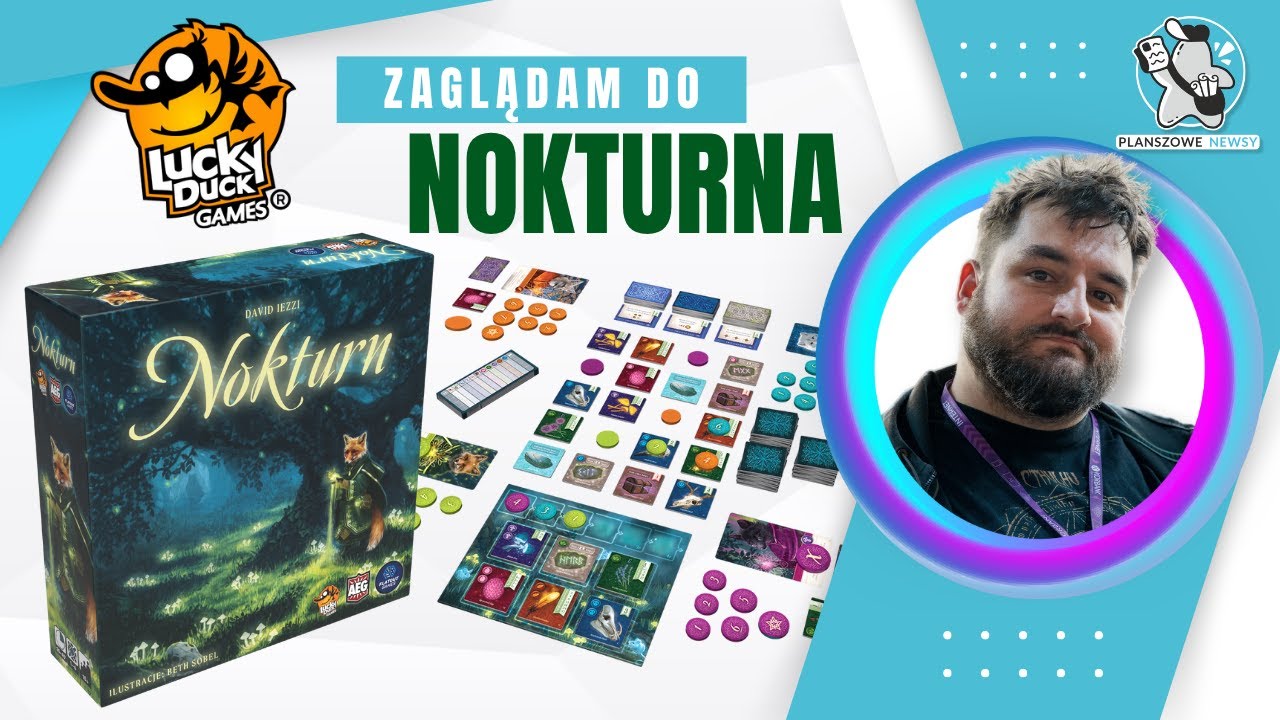 Nokturn – klimatyczna gra logiczna od Lucky Duck Games || Nocturne || Recenzja i skrót zasad