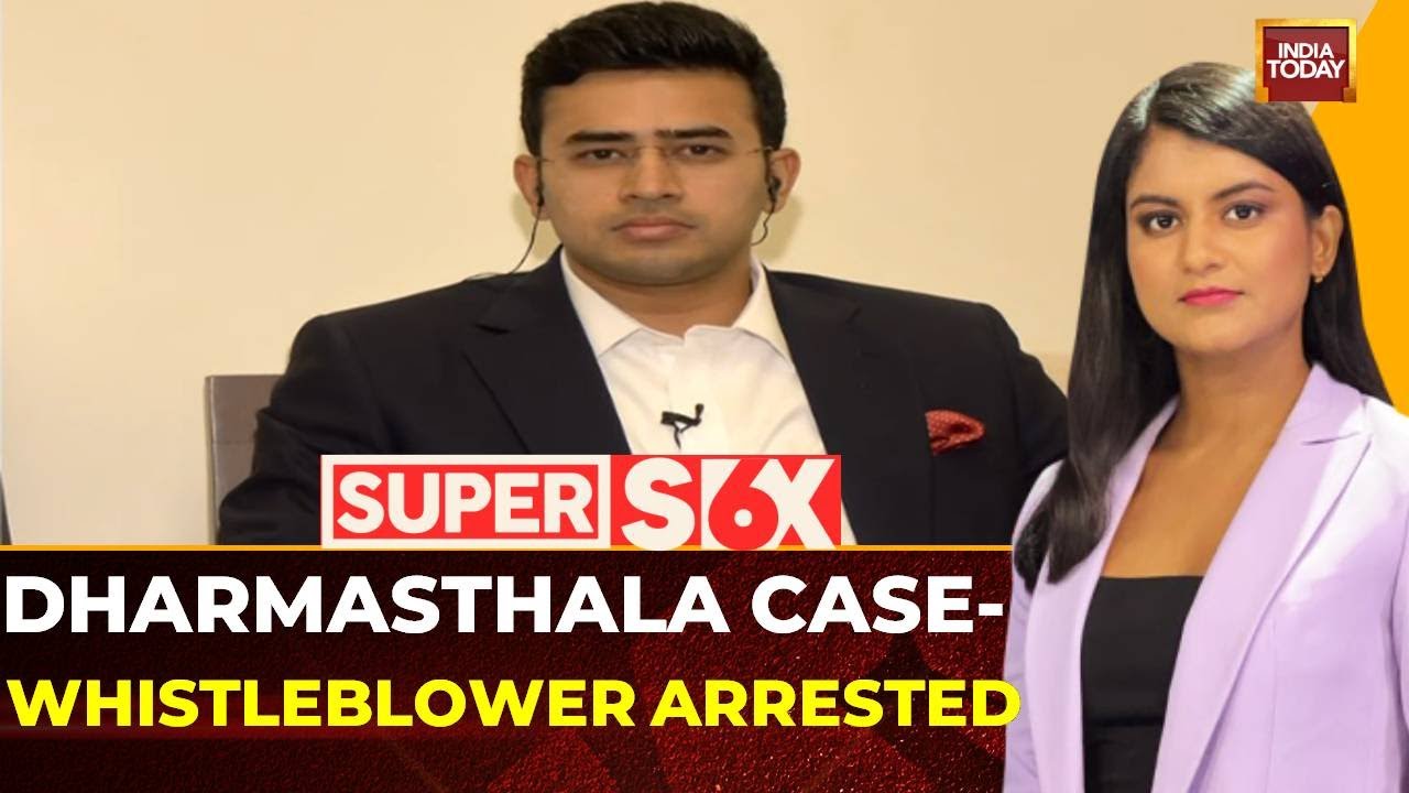 Dharmasthala Case Twist: Whistleblower Arrested, Tejasvi Surya Slams SIT, Demands CBI Probe