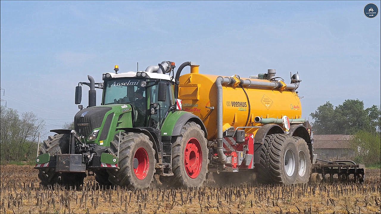 Fendt 828 Vario S4 + Veenhuis Profiline Tandem - ANSELMI - Interramento liquame 2024