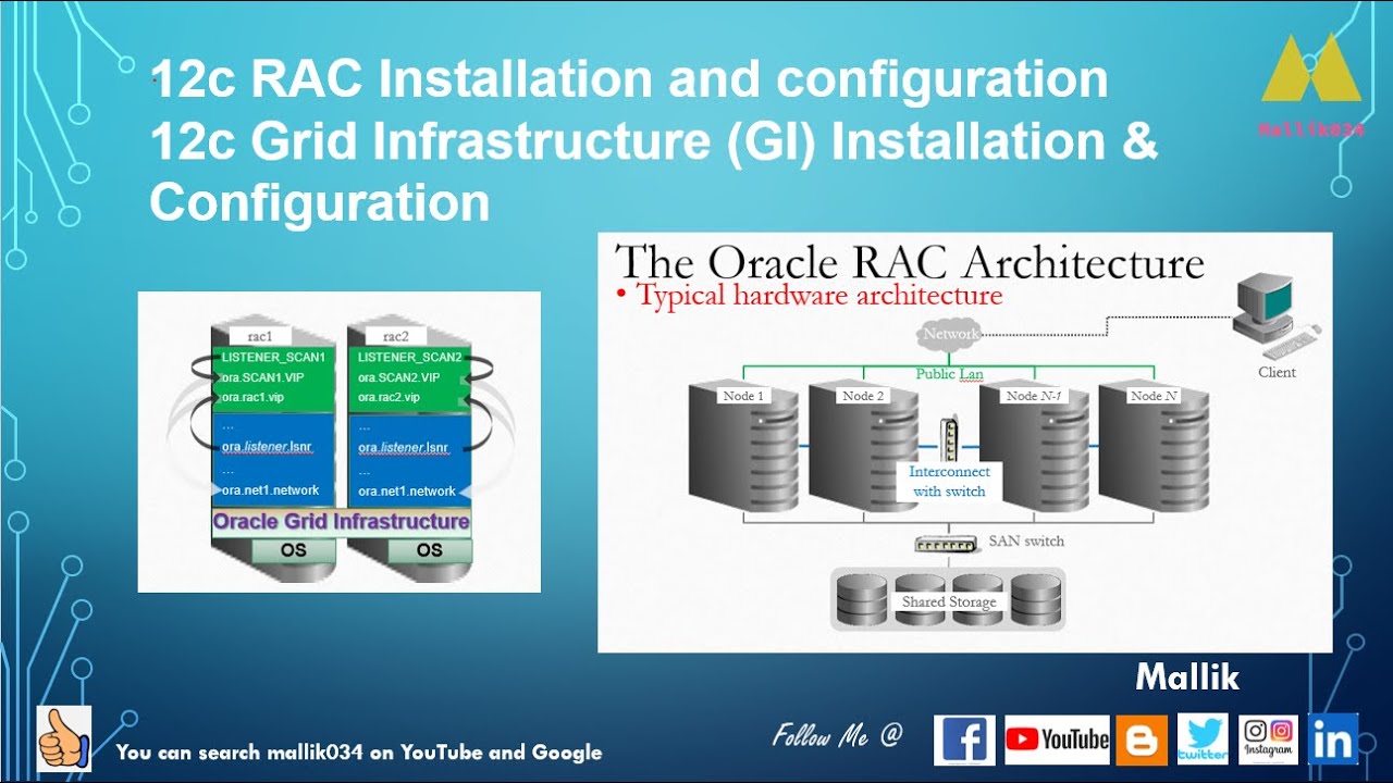 Установка и настройка 12c RAC || Установка и настройка 12c Grid Infrastructure (GI)