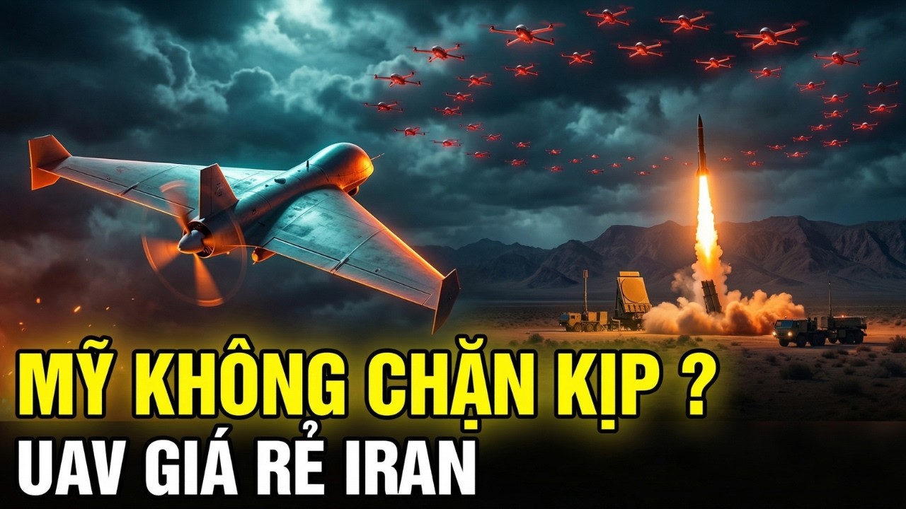 Drone Iran 30.000$ Khiến Mỹ Phải Đốt Tên Lửa 4 Triệu$ Để Chặn? | Hồ Sơ Quân Giới