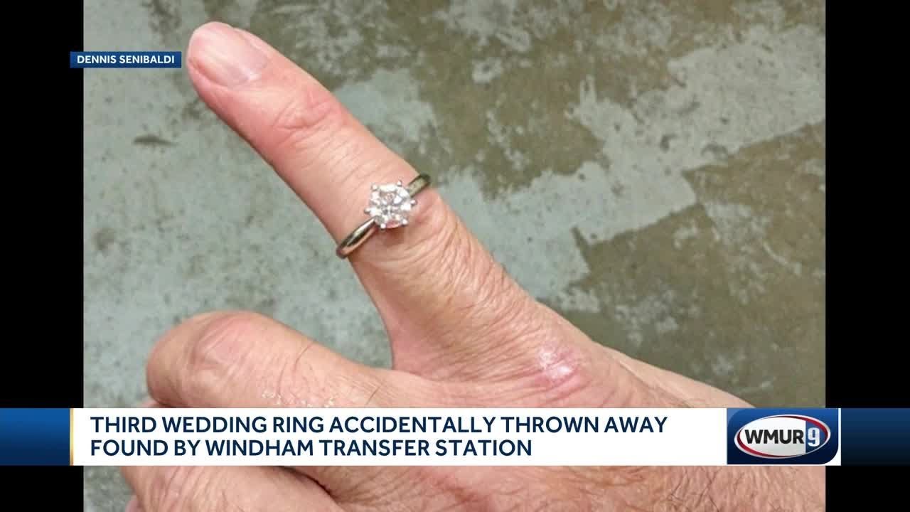3rd wedding ring accidentally thrown away in 2 years found by Windham Transfer Station