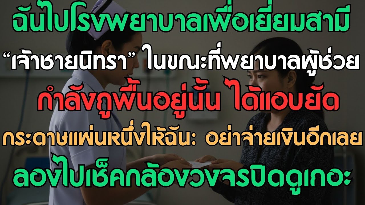 ฉันไปเยี่ยมสามีที่นอนเป็น เจ้าชายนิทรา ที่โรงพยาบาล พยาบาลแอบยัดกระดาษใส่มือฉัน: อย่าจ่ายเงินอีกเลย