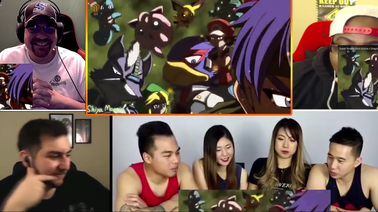 Super Smash Bros Anime x Dragon Ball Super Opening 2 Limit Break x Survivor REACTIONS MASHUP