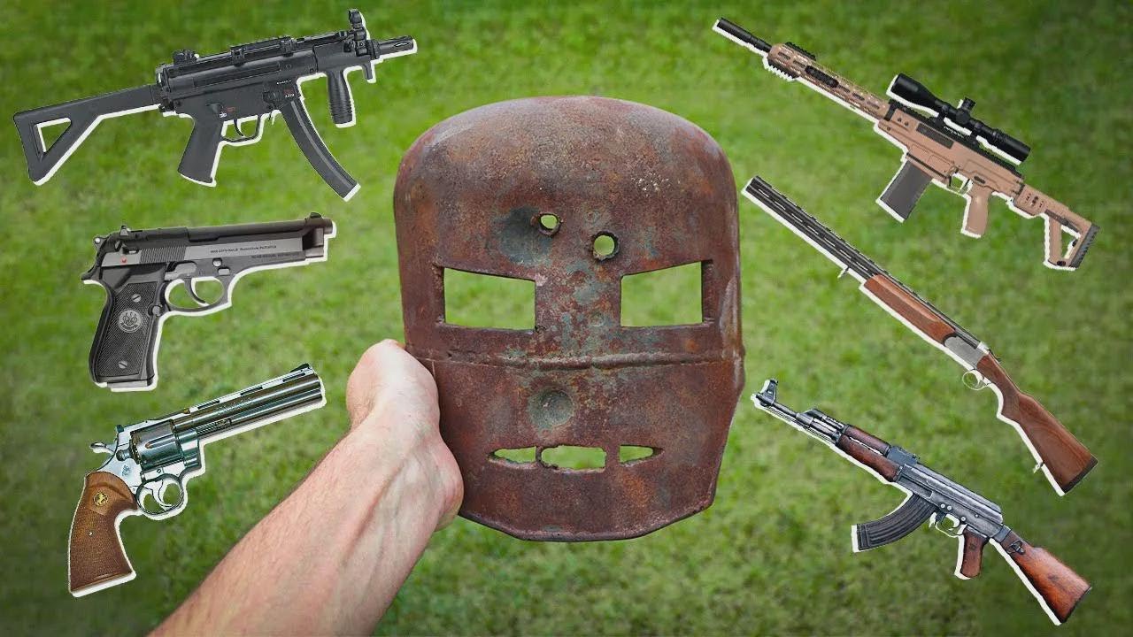 Testing Weapons on Iron Man’s Mark 1 Helmet