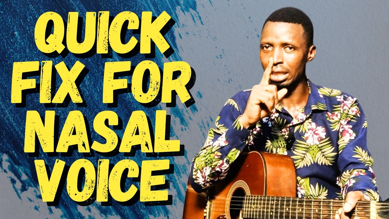 Simple Exercise to Fix Nasal Voice and Sings Like a Pro.