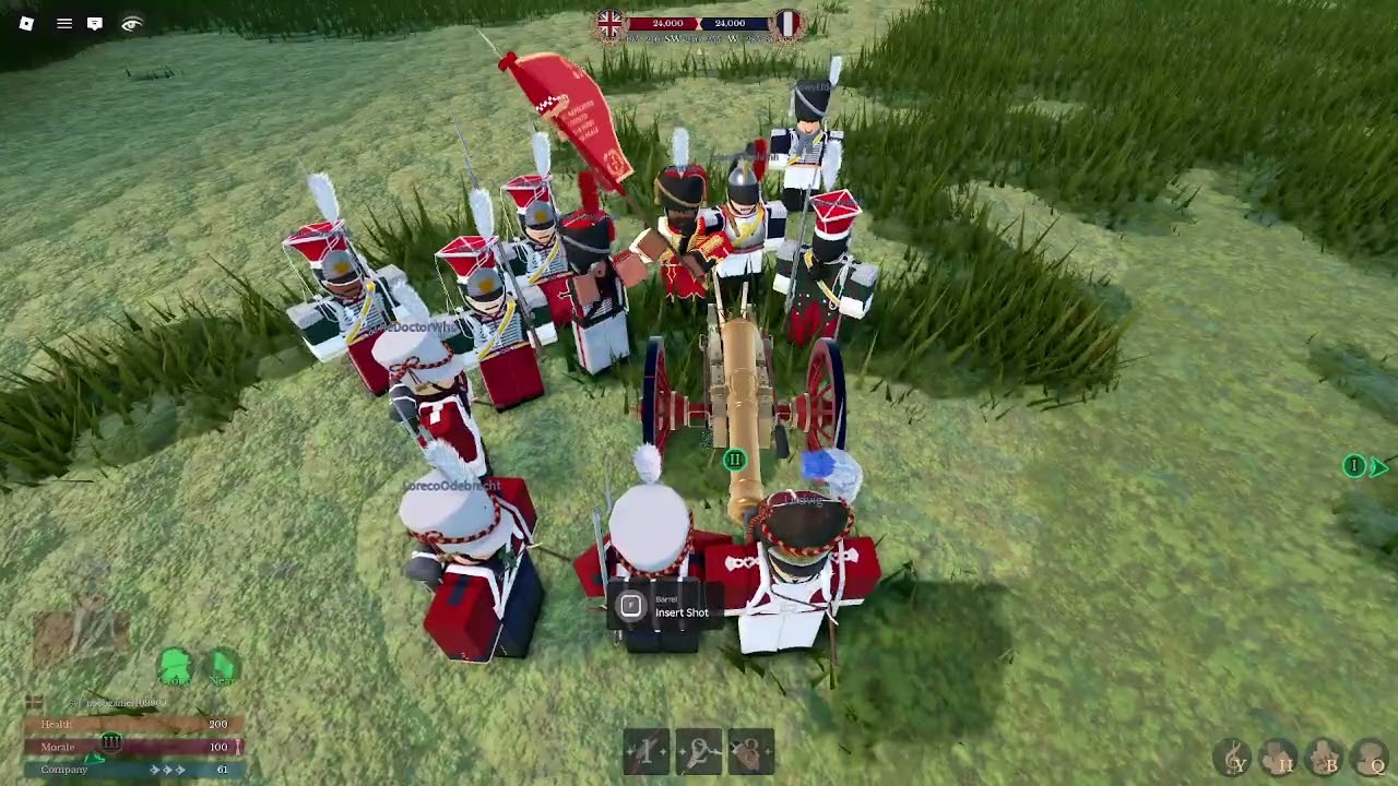 Danish / Norwegian Artillery POV | Napoleonic Wars Roblox