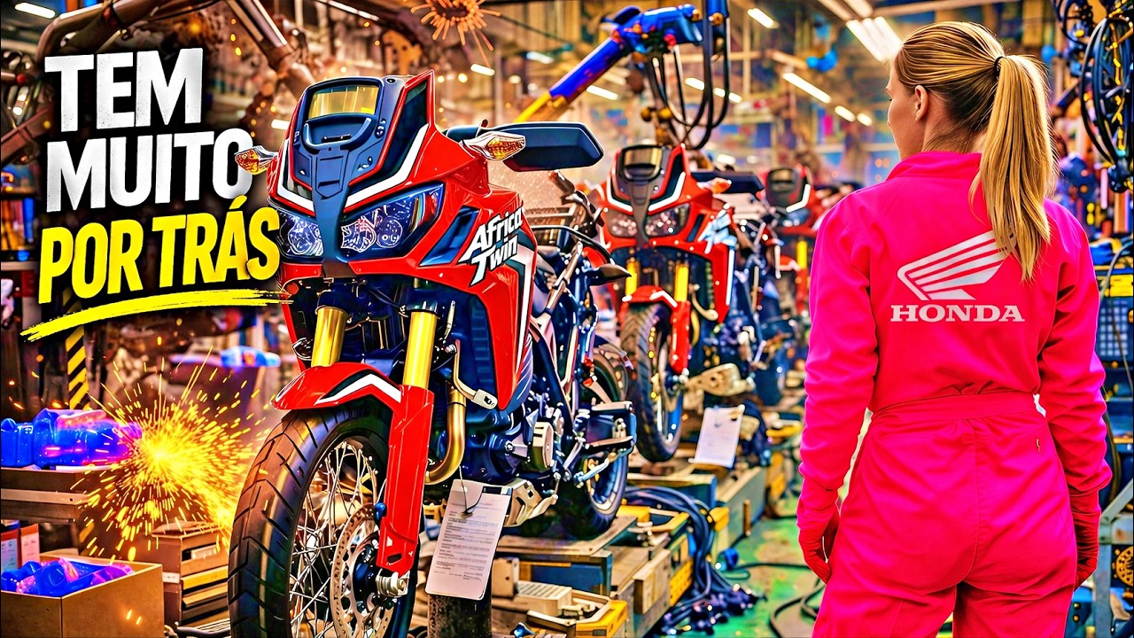 O SEGREDO DAS MOTOS HONDA COMO ELAS SÃO FEITAS