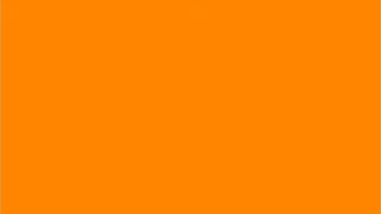 8 Hours of Orange Screen Light 