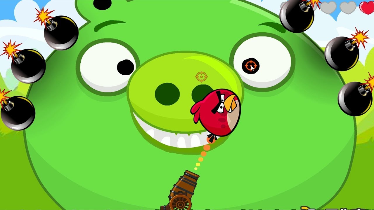 Angry Birds Collection Hacked 2 - BLAST ALL BOMBER TNT TO BEAT PIGGIES!