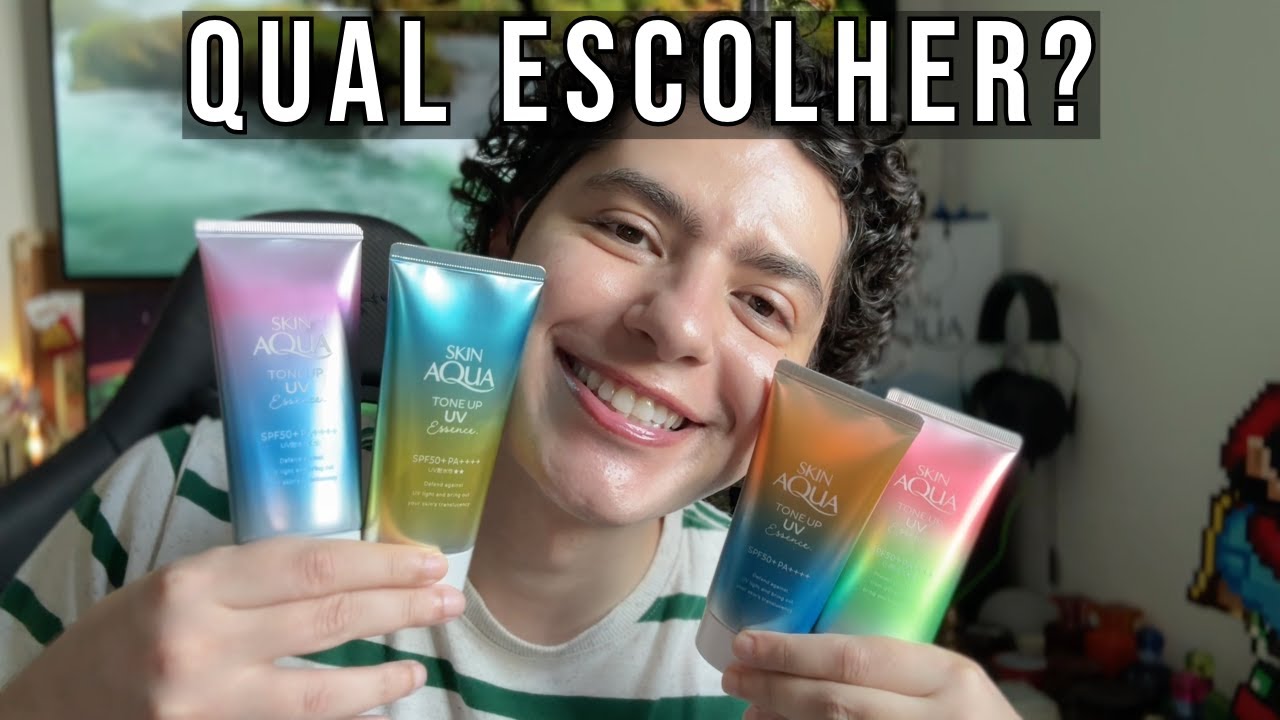 PROTETORES SKIN AQUA TONE UP UV - O MAIS VENDIDO DO JAP&Atilde;O - QUAL ESCOLHER?