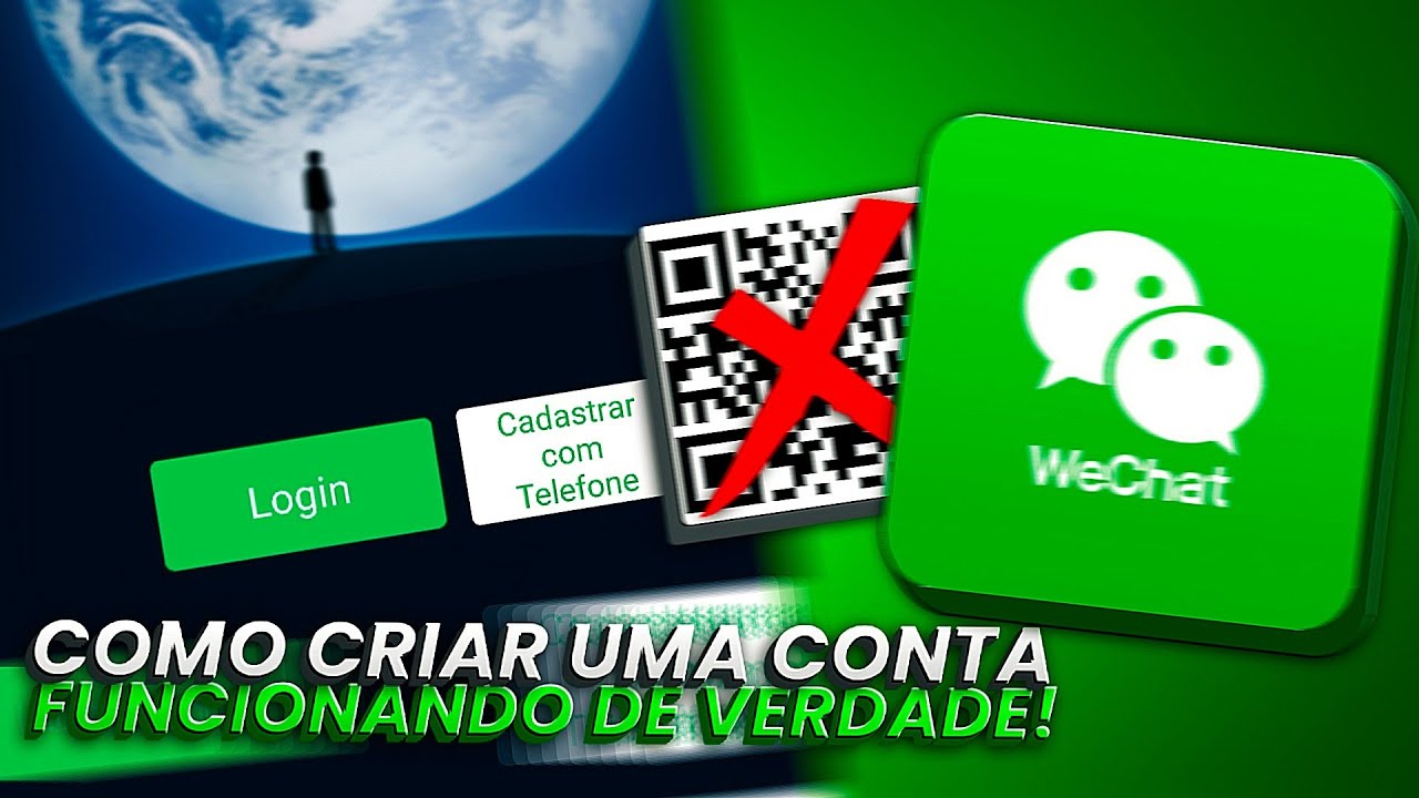 Como Criar uma Conta no WECHAT com número Brasileiro - sem precisar de QR CODE!