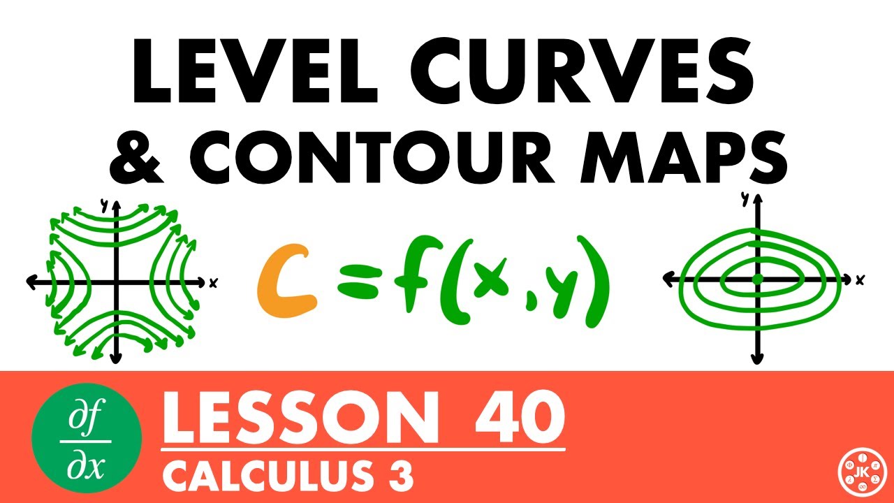 Level Curves & Contour Maps | Calculus 3 Lesson 40 - JK Math