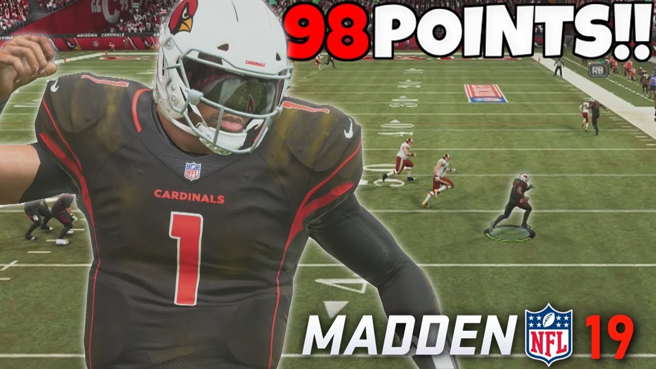 NEW MADDEN 19 PLAYER CAREER!! 98 TOTAL POINTS SCORED IN ONE GAME!?!?