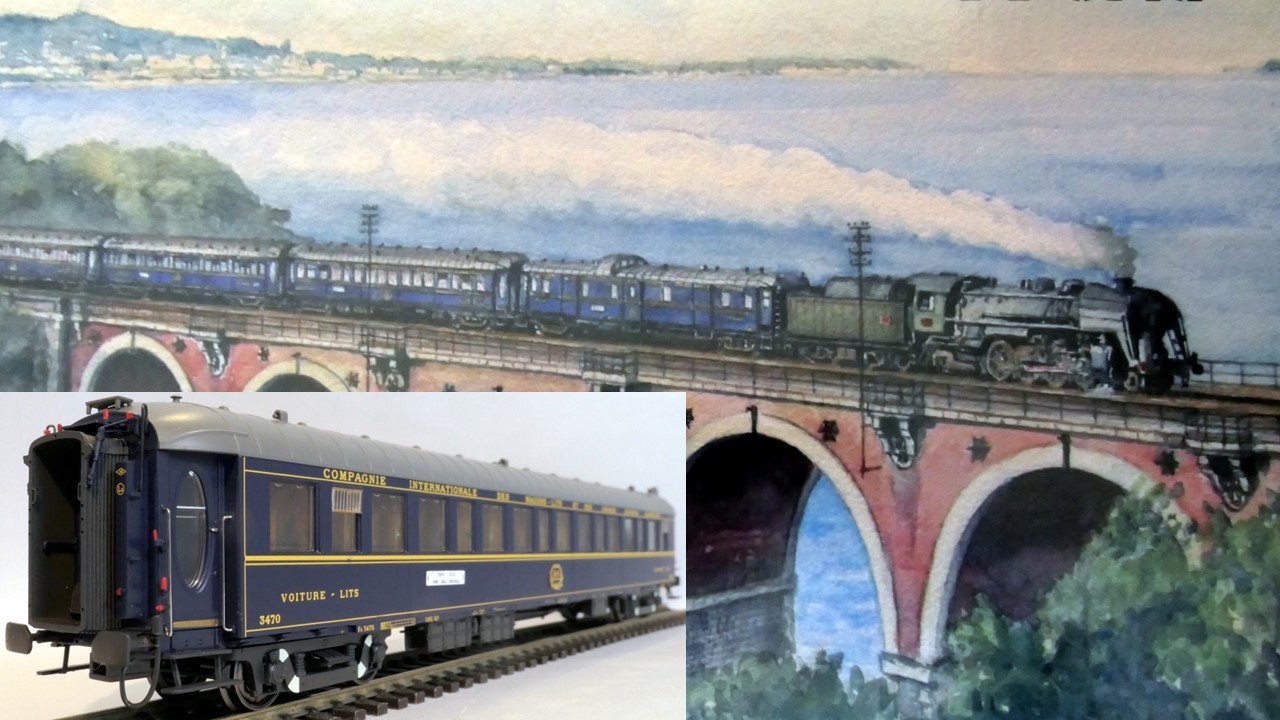 LS Models - Models World : Le Train Bleu - Unpacking The Blue Train H0 gauge set of CIWL cars
