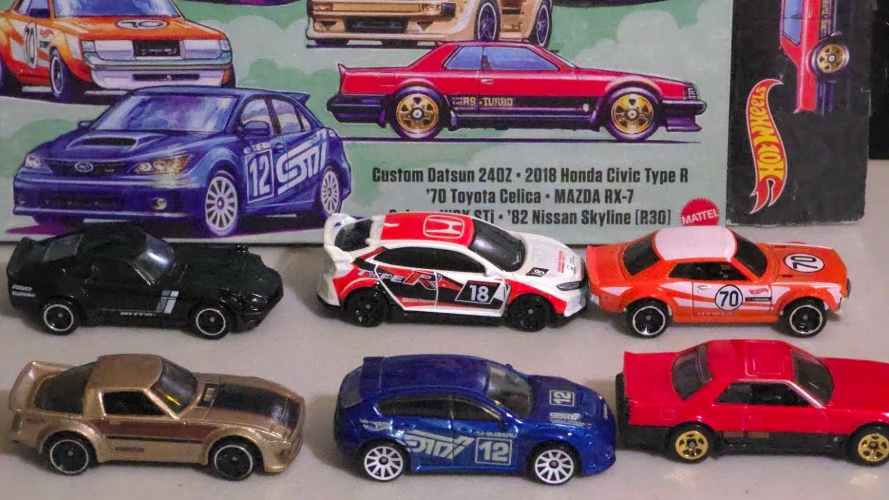 Japanese Car Culture 2023 Multipack - 1:64 Hot Wheels