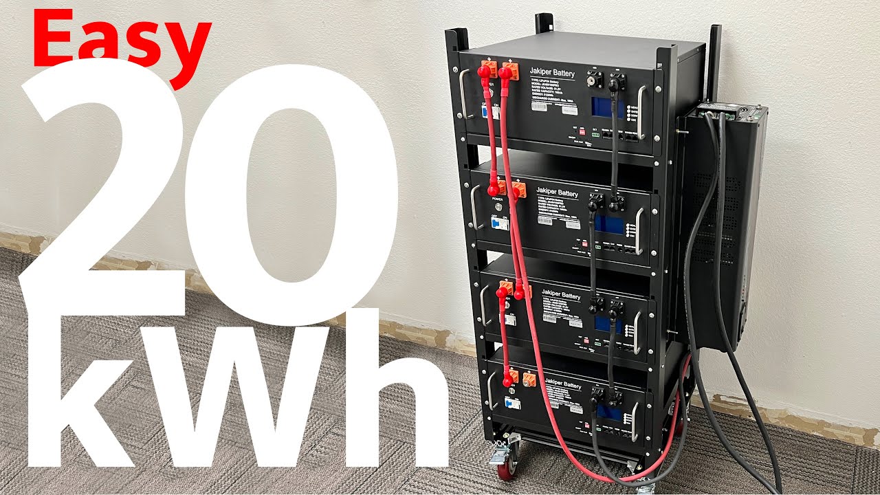 Quick Easy 20Kwh Home Battery system by Jakiper