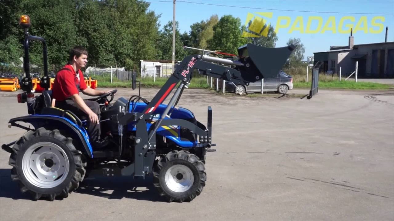 Frontalinis krautuvas FL-185 mini traktoriui - Padagas ir Ko