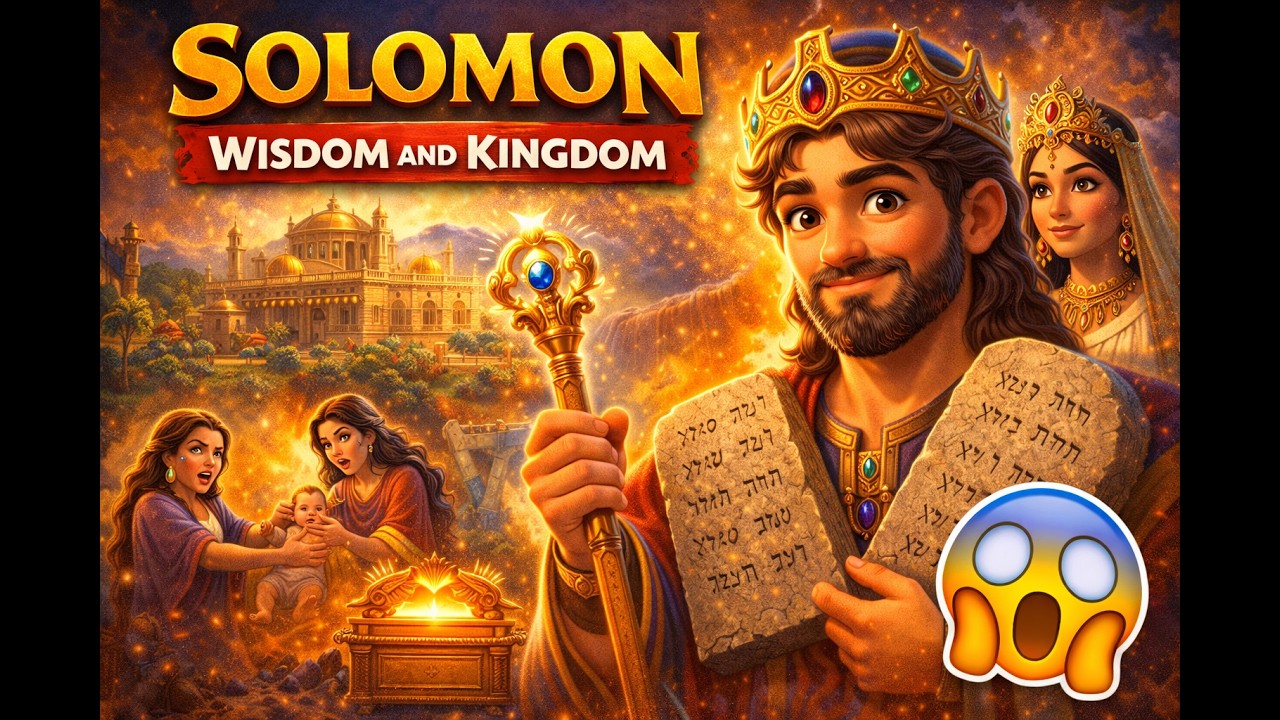 Salomon: Wisdom and Kingdom | The Rise of the Wisest King Ever 👑✨ | Animated Bible Movie