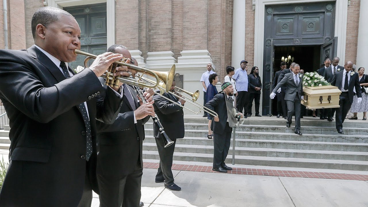 Dolores Marsalis jazz funeral procession