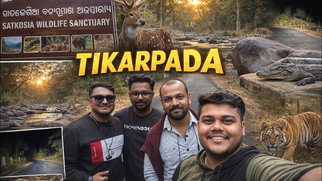 Tikarpada Wildlife Sanctuary 🐊|| Satkoshia Tiger Reserve 🐅, Angul || #odiavlog #tikarpada #wildlife 