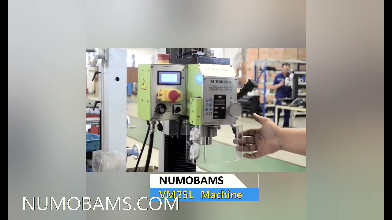 NUMOBAMS Super VM25L 1100W Brushless Motor with Auto Feeder + Foot Switch Milling Machine