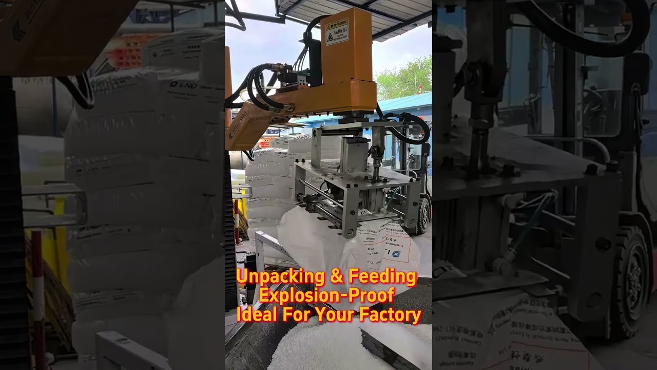 Unpacking & Feeding Explosion-Proof Ideal For Your Factory. #depalletizing #depalletizer #factory